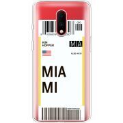 Прозрачный чехол Uprint OnePlus 7 Ticket Miami