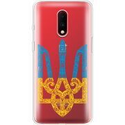 Прозрачный чехол Uprint OnePlus 7 Gold Trident
