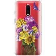 Прозрачный чехол Uprint OnePlus 7 My Bouquet