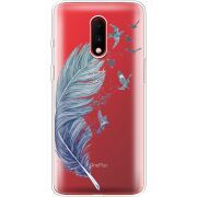 Прозрачный чехол Uprint OnePlus 7 Feather