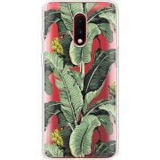 Прозрачный чехол Uprint OnePlus 7 Banana Leaves