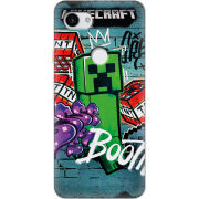 Чехол Uprint Google Pixel 3a Minecraft Graffiti