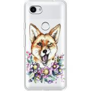 Прозрачный чехол Uprint Google Pixel 3a Winking Fox