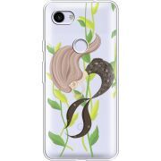 Прозрачный чехол Uprint Google Pixel 3a XL Cute Mermaid