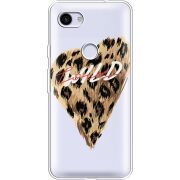 Прозрачный чехол Uprint Google Pixel 3a XL Wild Love