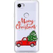 Прозрачный чехол Uprint Google Pixel 3a XL Holiday Car