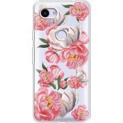 Прозрачный чехол Uprint Google Pixel 3a XL Peony Watercolor Style