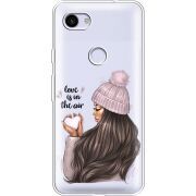 Прозрачный чехол Uprint Google Pixel 3a XL love is in the air