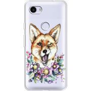 Прозрачный чехол Uprint Google Pixel 3a XL Winking Fox