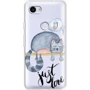 Прозрачный чехол Uprint Google Pixel 3a XL Just Love