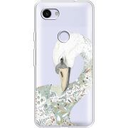 Прозрачный чехол Uprint Google Pixel 3a XL Swan
