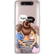 Прозрачный чехол Uprint Samsung A805 Galaxy A80 Super Mama