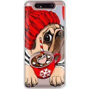 Прозрачный чехол Uprint Samsung A805 Galaxy A80 Winter Puggy