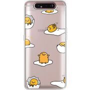 Прозрачный чехол Uprint Samsung A805 Galaxy A80 Gudetama