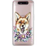 Прозрачный чехол Uprint Samsung A805 Galaxy A80 Winking Fox
