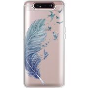 Прозрачный чехол Uprint Samsung A805 Galaxy A80 Feather