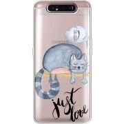 Прозрачный чехол Uprint Samsung A805 Galaxy A80 Just Love