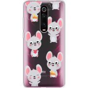 Прозрачный чехол Uprint Xiaomi Mi 9T / Mi 9T Pro с 3D-глазками Mouse