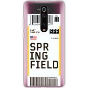 Прозрачный чехол Uprint Xiaomi Mi 9T / Mi 9T Pro Ticket Springfield