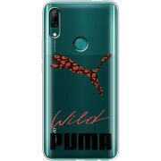 Прозрачный чехол Uprint Huawei P Smart Z Wild Cat