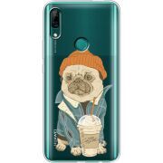 Прозрачный чехол Uprint Huawei P Smart Z Dog Coffeeman