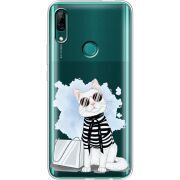 Прозрачный чехол Uprint Huawei P Smart Z Cat Style