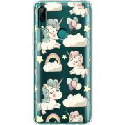 Прозрачный чехол Uprint Huawei P Smart Z Unicorns