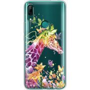 Прозрачный чехол Uprint Huawei P Smart Z Colorful Giraffe
