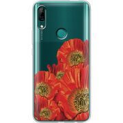 Прозрачный чехол Uprint Huawei P Smart Z Red Poppies