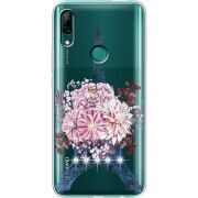 Чехол со стразами Huawei P Smart Z Eiffel Tower
