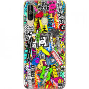 Чехол Uprint Samsung A6060 Galaxy A60 Multicolored Inscriptions