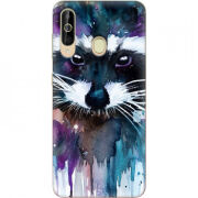 Чехол Uprint Samsung A6060 Galaxy A60 Акварельный енот