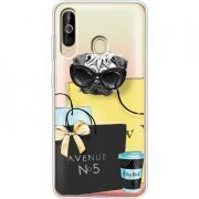 Прозрачный чехол Uprint Samsung A6060 Galaxy A60 Fashion Pug