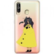 Прозрачный чехол Uprint Samsung A6060 Galaxy A60 Just a Girl