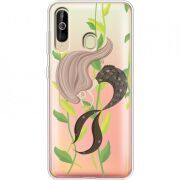 Прозрачный чехол Uprint Samsung A6060 Galaxy A60 Cute Mermaid