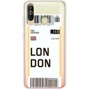 Прозрачный чехол Uprint Samsung A6060 Galaxy A60 Ticket London