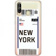 Прозрачный чехол Uprint Samsung A6060 Galaxy A60 Ticket New York