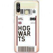 Прозрачный чехол Uprint Samsung A6060 Galaxy A60 Ticket Hogwarts