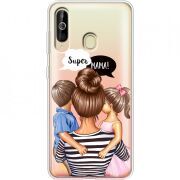 Прозрачный чехол Uprint Samsung A6060 Galaxy A60 Super Mama