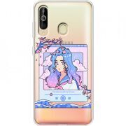 Прозрачный чехол Uprint Samsung A6060 Galaxy A60 The Sakuras Will Cry For You