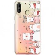 Прозрачный чехол Uprint Samsung A6060 Galaxy A60 The Friendly Beasts