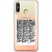 Прозрачный чехол Uprint Samsung A6060 Galaxy A60 Blah Blah