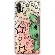 Прозрачный чехол Uprint Samsung A6060 Galaxy A60 Baby Yoda