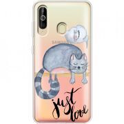 Прозрачный чехол Uprint Samsung A6060 Galaxy A60 Just Love