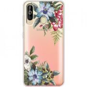 Прозрачный чехол Uprint Samsung A6060 Galaxy A60 Floral