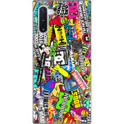 Чехол Uprint Samsung N970 Galaxy Note 10 Multicolored Inscriptions