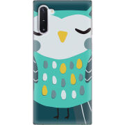 Чехол Uprint Samsung N970 Galaxy Note 10 Green Owl