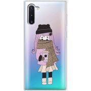 Прозрачный чехол Uprint Samsung N970 Galaxy Note 10 Winter Morning Girl
