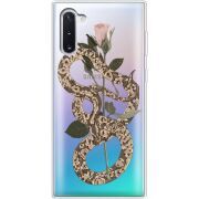 Прозрачный чехол Uprint Samsung N970 Galaxy Note 10 Glamor Snake