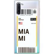 Прозрачный чехол Uprint Samsung N970 Galaxy Note 10 Ticket Miami